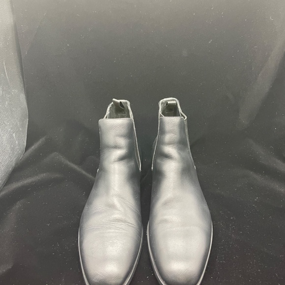 Prada Mens Saffiano Leather Chelsea Boots main image 4